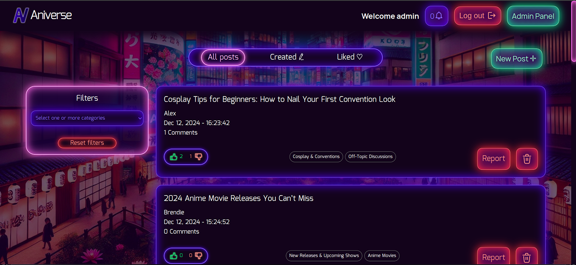 Screenshot Aniverse