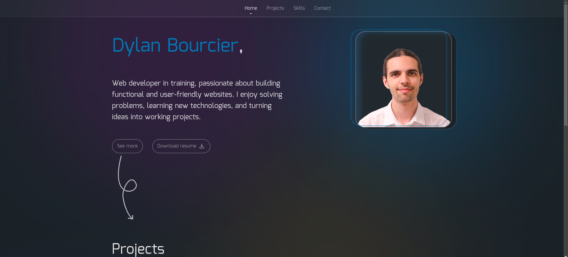 Screenshot Portfolio